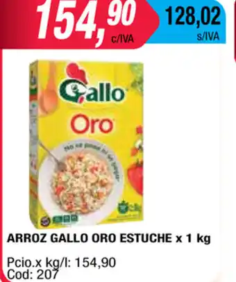 Maxiconsumo Gallo Oro Arroz Estuche x 1 kg oferta