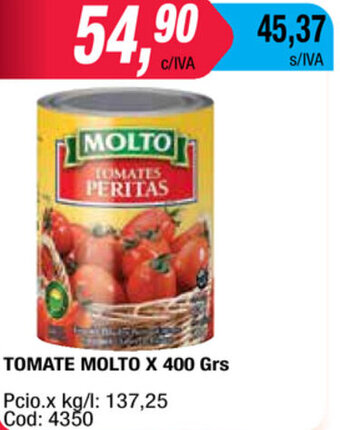 Maxiconsumo Molto Tomate x 400 grs oferta
