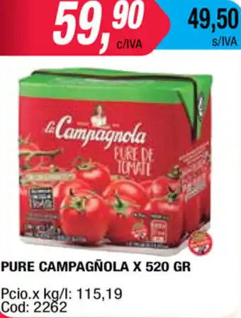 Maxiconsumo Campagñola Pure x 520 gr oferta