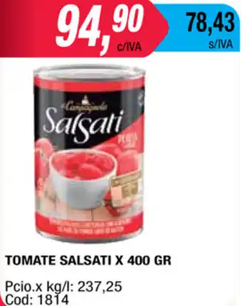 Maxiconsumo Salsati Tomate x 400 gr oferta