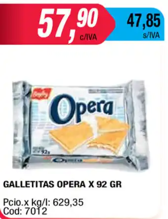 Maxiconsumo Opera Galletitas x 92 gr oferta