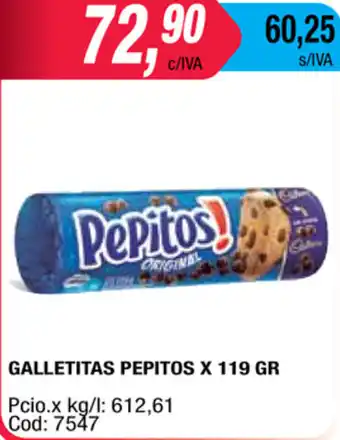 Maxiconsumo Pepitos Galletitas x 119 gr oferta