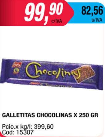 Maxiconsumo Chocolinas Galletitas x 250 gr oferta