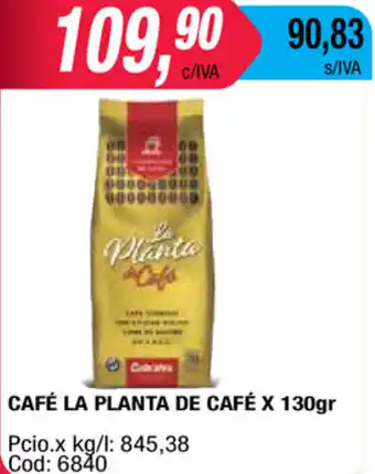 Maxiconsumo Café La Planta De Café x 130 gr oferta