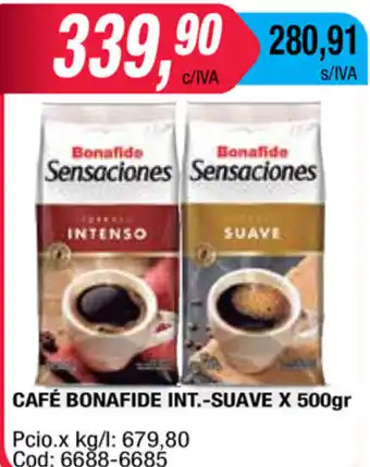 Maxiconsumo Café Bonafide Int.-Suave x 500 gr oferta
