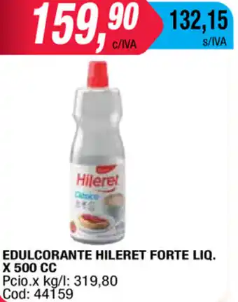 Maxiconsumo Hileret Edulcorante Forte Liq. x 500 cc oferta