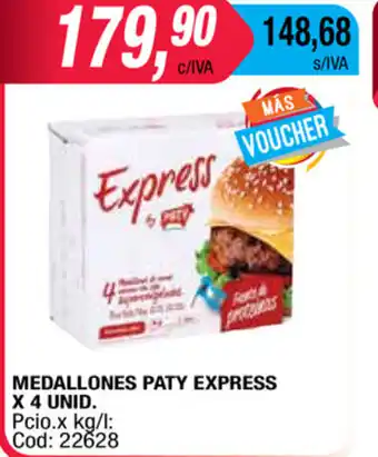 Maxiconsumo Medallones Paty Express x 4inid oferta