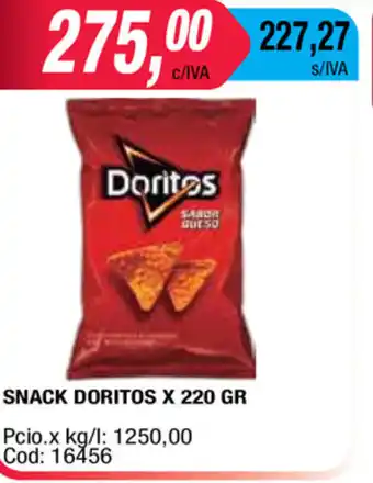 Maxiconsumo Doritos Snack x 220gr oferta