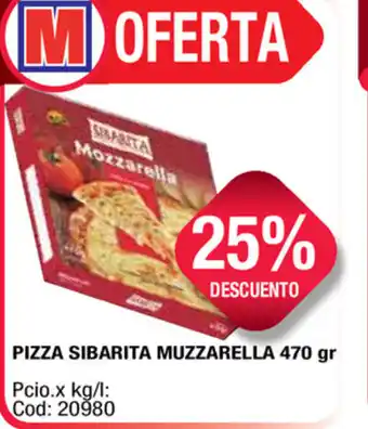 Maxiconsumo Sibarta Muzzarella Pizza 470gr oferta