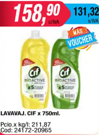Maxiconsumo CIF Lavavaj x 750ml oferta