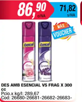 Maxiconsumo Esencial Des Amb Vs Frag x 300cc oferta