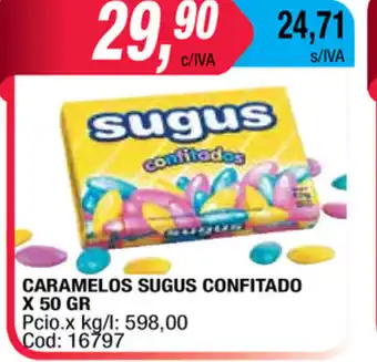 Maxiconsumo Sugus Caramelos Confitado x 50gr oferta
