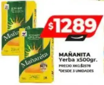Supermayorista Vital MAÑANITA Yerba x 500gr oferta