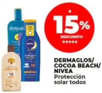 Supermayorista Vital DERMAGLOS/ COCOA BEACH/ NIVEA Protección solar todos oferta