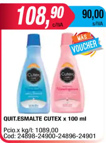 Maxiconsumo Cutex Quit Esmalte x 100ml oferta