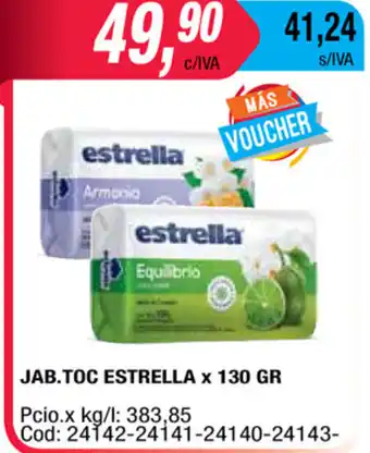 Maxiconsumo Estrella Jab.Toc x 130gr oferta