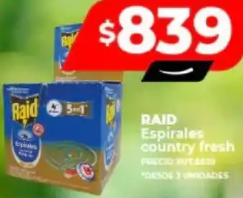 Supermayorista Vital RAID Espirales country fresh oferta