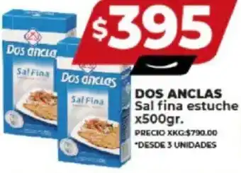 Supermayorista Vital DOS ANCLAS Sal fina estuche x 500gr oferta