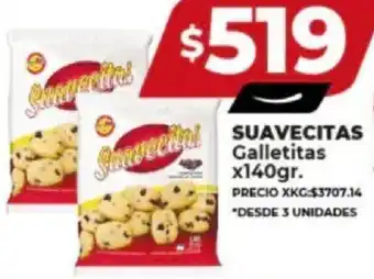 Supermayorista Vital SUAVECITAS Galletitas x 140gr oferta