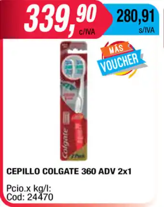 Maxiconsumo Colgate Cepillo 360 ADV 2x1 oferta