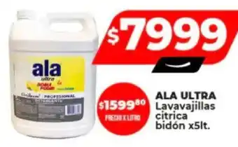 Supermayorista Vital ALA ULTRA Lavavajillas citrica bidón x 5lt oferta