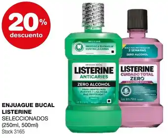 Atomo Conviene ENJUAGUE BUCAL LISTERINE SELECCIONADOS 250ml, 500ml oferta