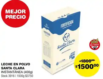 Atomo Conviene LECHE EN POLVO SANTA CLARA INSTANTÁNEA 400G oferta