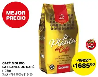 Atomo Conviene CAFÉ MOLIDO LA PLANTA DE CAFÉ 125g oferta