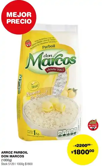 Atomo Conviene ARROZ PARBOIL DON MARCOS 1000g oferta