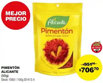 Atomo Conviene PIMENTÓN ALICANTE 50g oferta
