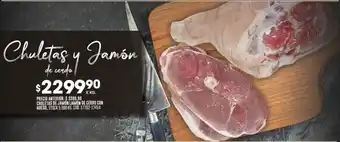 Coto CHULETAS DE JAMON/JAMON DE CERDO CON HUESO X KG oferta