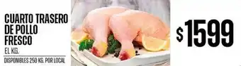 Supermercados Vea CUARTO TRASERO DE POLLO FRESCO EL KG. oferta