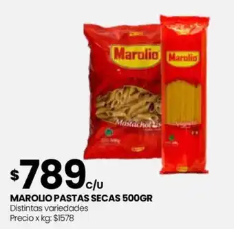 Punto Mayorista MAROLIO PASTAS SECAS 500GR oferta