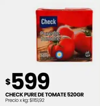 Punto Mayorista CHECK PURE DE TOMATE 520GR oferta