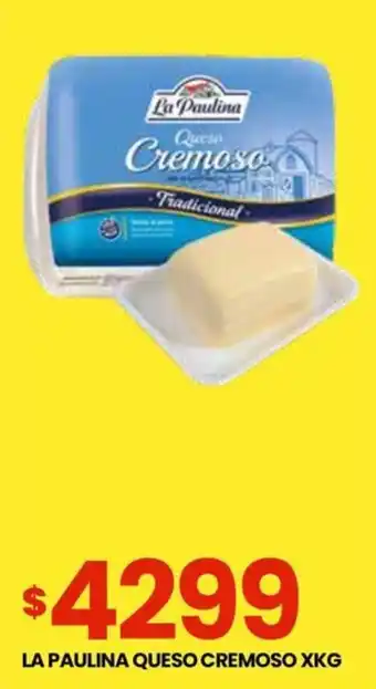 Punto Mayorista LA PAULINA QUESO CREMOSO X KG oferta
