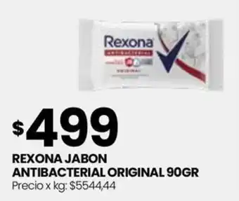 Punto Mayorista REXONA JABON ANTIBACTERIAL ORIGINAL 90GR oferta