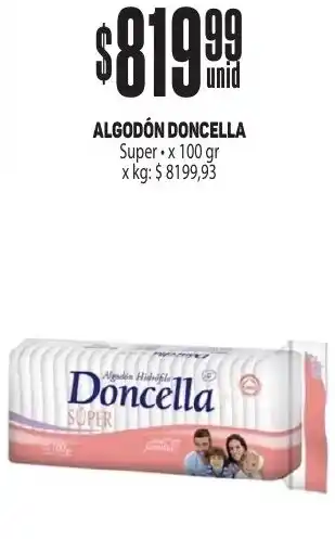 Makro ALGODÓN DONCELLA Super x 100gr oferta
