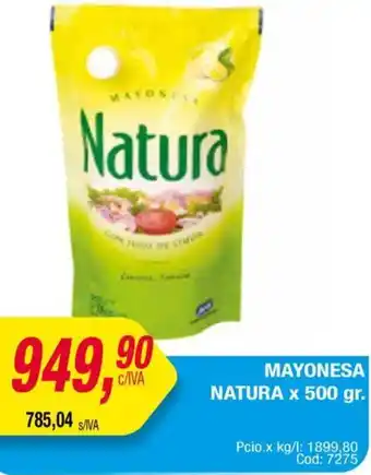 Maxiconsumo MAYONESA NATURA x 500gr oferta