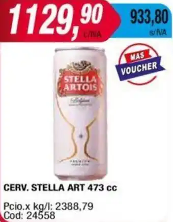 Maxiconsumo CERV. STELLA ART 473cc oferta