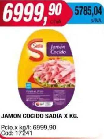 Maxiconsumo JAMON COCIDO SADIA X KG oferta