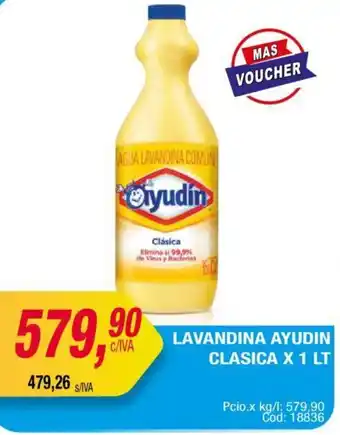 Maxiconsumo LAVANDINA AYUDIN CLASICA X 1LT oferta