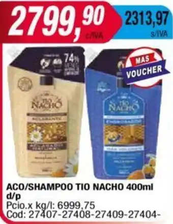 Maxiconsumo ACO/SHAMPOO TIO NACHO 400ml oferta