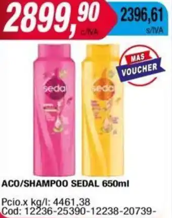 Maxiconsumo ACO/SHAMPOO SEDAL 650ml oferta