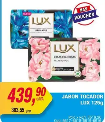 Maxiconsumo JABON TOCADOR LUX 125g oferta