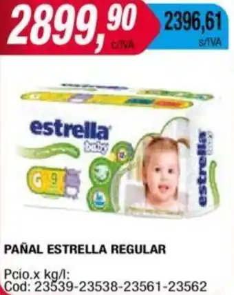 Maxiconsumo PAÑAL ESTRELLA REGULAR oferta