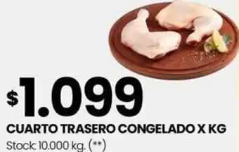 Changomas CUARTO TRASERO CONGELADO X KG oferta