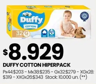 Changomas DUFFY COTTON HIPERPACK oferta