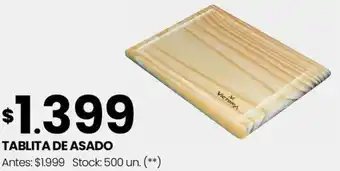 Changomas TABLITA DE ASADO oferta