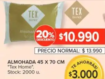 Carrefour ALMOHADA 45 X 70 CM "Tex Home" oferta