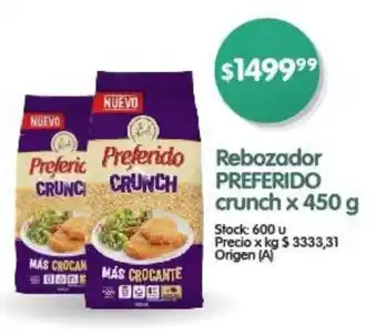 Supermercados Buenos Días Rebozador PREFERIDO crunch x 450 g oferta